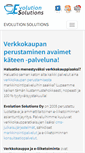 Mobile Screenshot of evolutionsolutions.fi